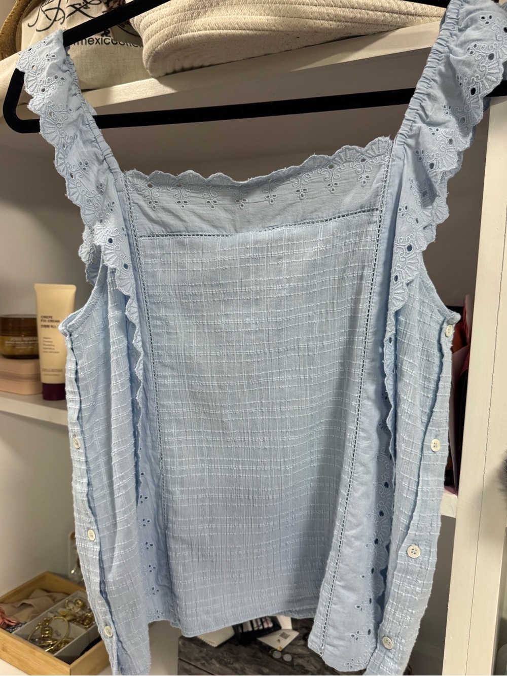 NWT Indi & Cold made in Spain Embroidered Cotton Top Size L | Retail $168 - Picture 4 of 7